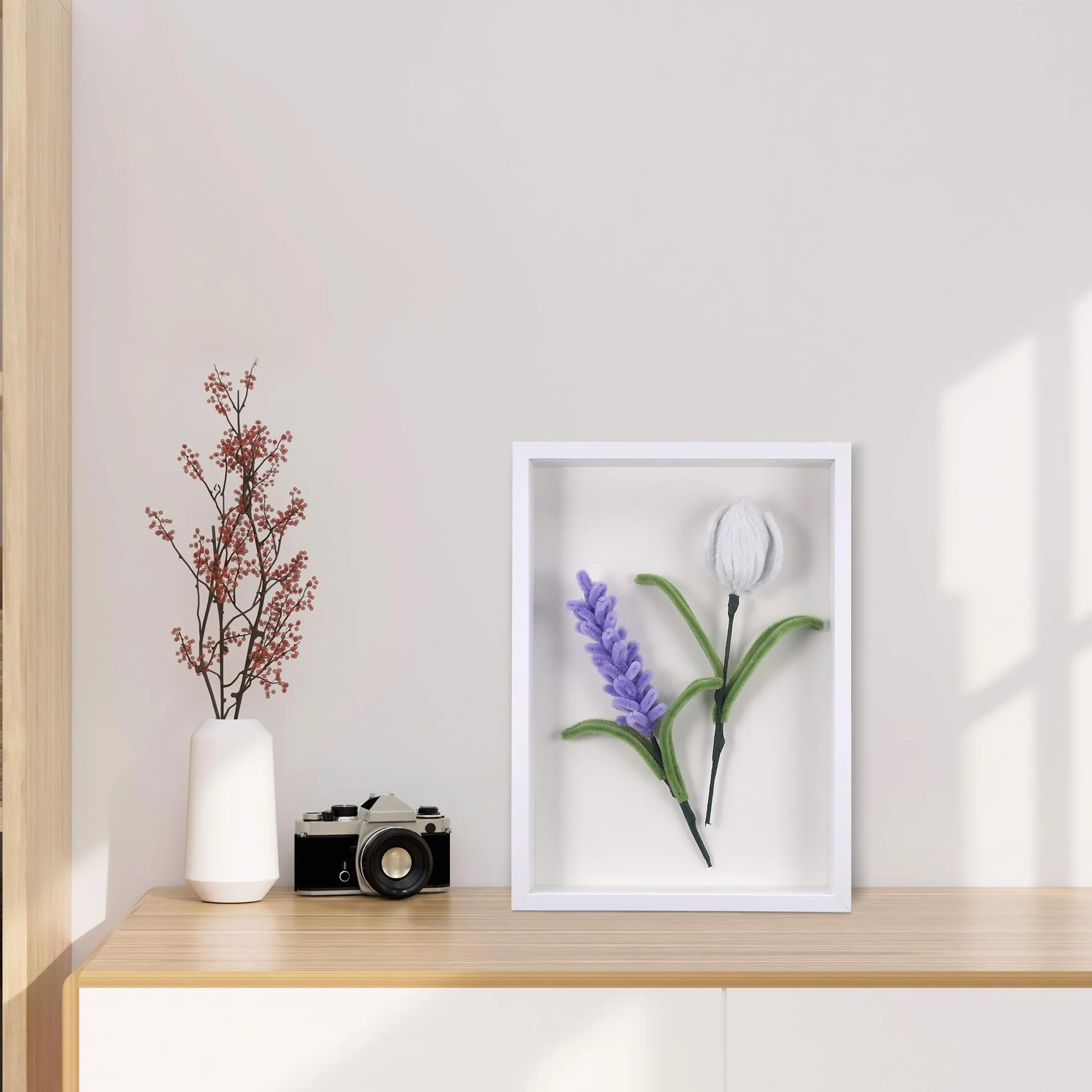 Ramka fotograficzna Kssvzz 3D do wypełniania, A4 z przezroczystą ramką płyty akrylowej, głęboko dla kwiatów Zdjęcia Pamiątki DIY sztuki