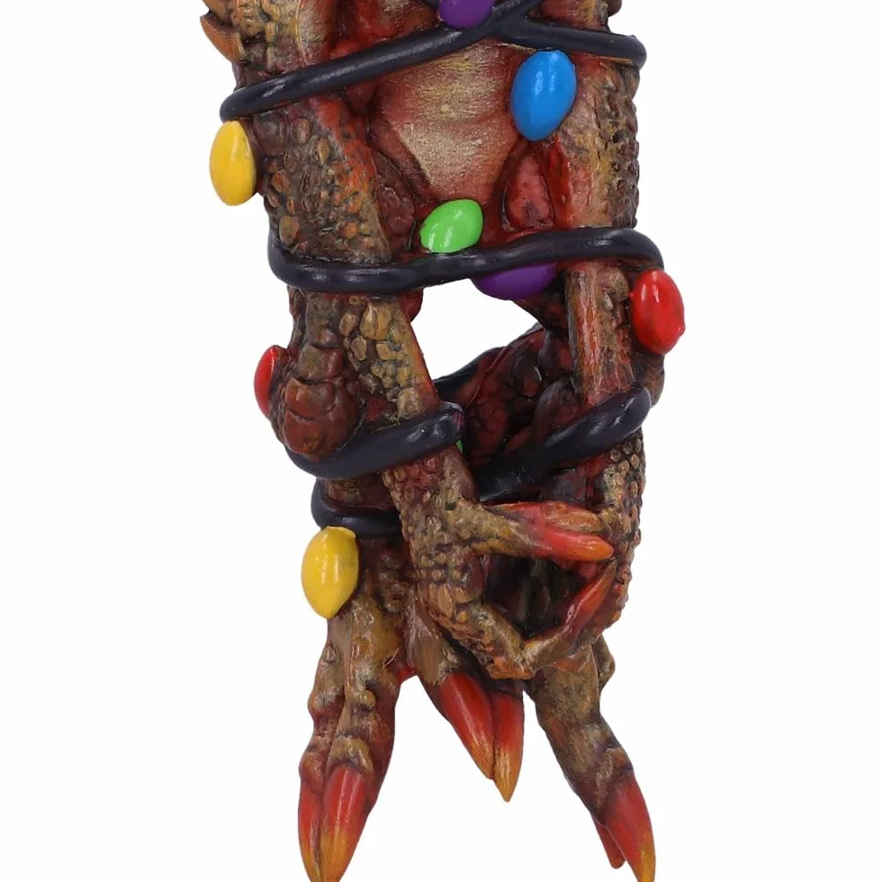 Nemesis Now Gremliny Mowhawk w łańcuchach świetlnych wiszący świąteczny dekoracyjny ornament, brązowy, Boże Narodzenie