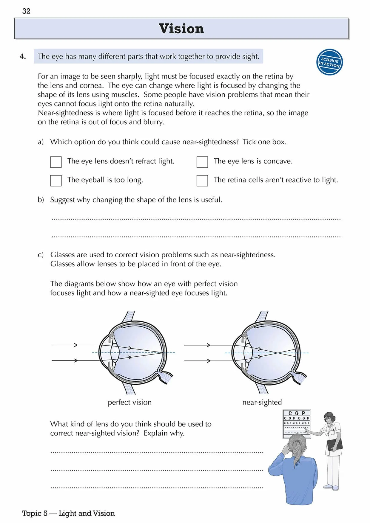 KS3 Year 8 Science Targeted Workbook (with answers)