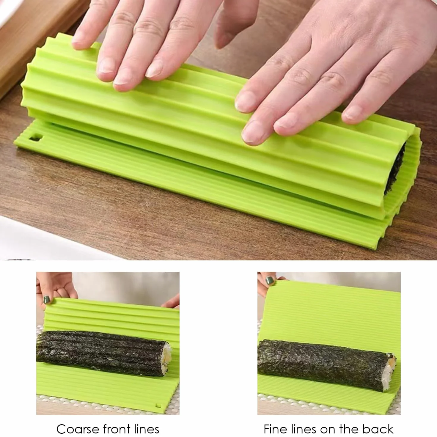 Silikonowa mata do sushi z łyżką do ryżu, narzędzia kuchenne