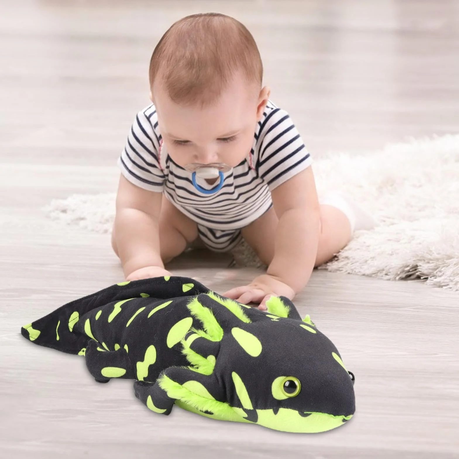Aksolotl Pluszowy,Mi?kkie Pluszowe ?liczne Pluszaki Axolotl | Puszyste pluszowe zabawki, sze?ciok?tna poduszka ze zwierz?ciem na dzie? dziecka, urodziny, prezent ?wi?teczny Baok