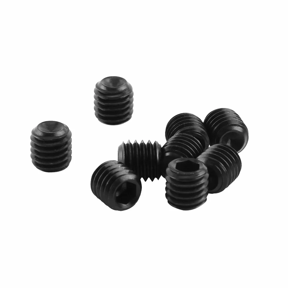 Śruby imbusowe ze stali nierdzewnej, zestaw 240 sztuk, śruby imbusowe Hex Screw, pasujące pudełko, DIN916 M3-M8, kompletny gwint, prosty model