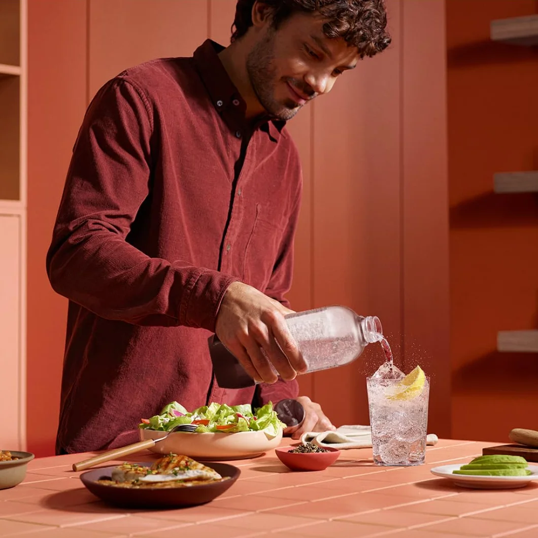 Sodastream Butelka na Napoje Tworzywo Sztuczne Bezbarwny 2 x 1l