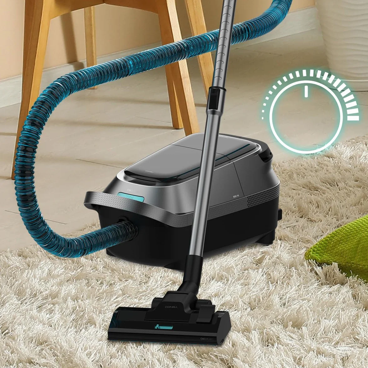 Cecotec Odkurzacz holowniczy z workiem 5 l Conga Powerbag 5000 Prostyle 890 W filtr HEPA