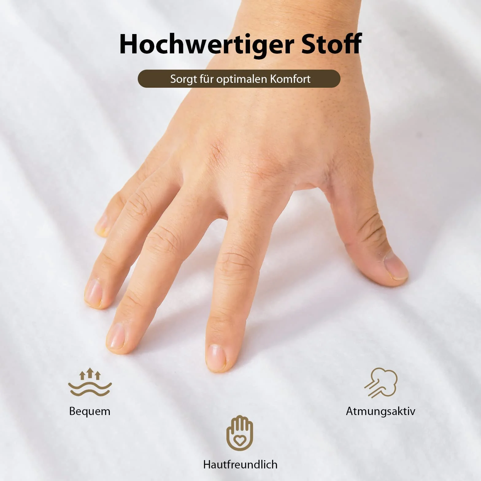 COSTWAY Podkładka grzewcza z automatycznym wyłączaniem, 2 strefy temperaturowe, ochrona przed przegrzaniem, 4 poziomy temperatury, podgrzewana podkładka pod łóżko można prać w pralce (80 x 150 cm)