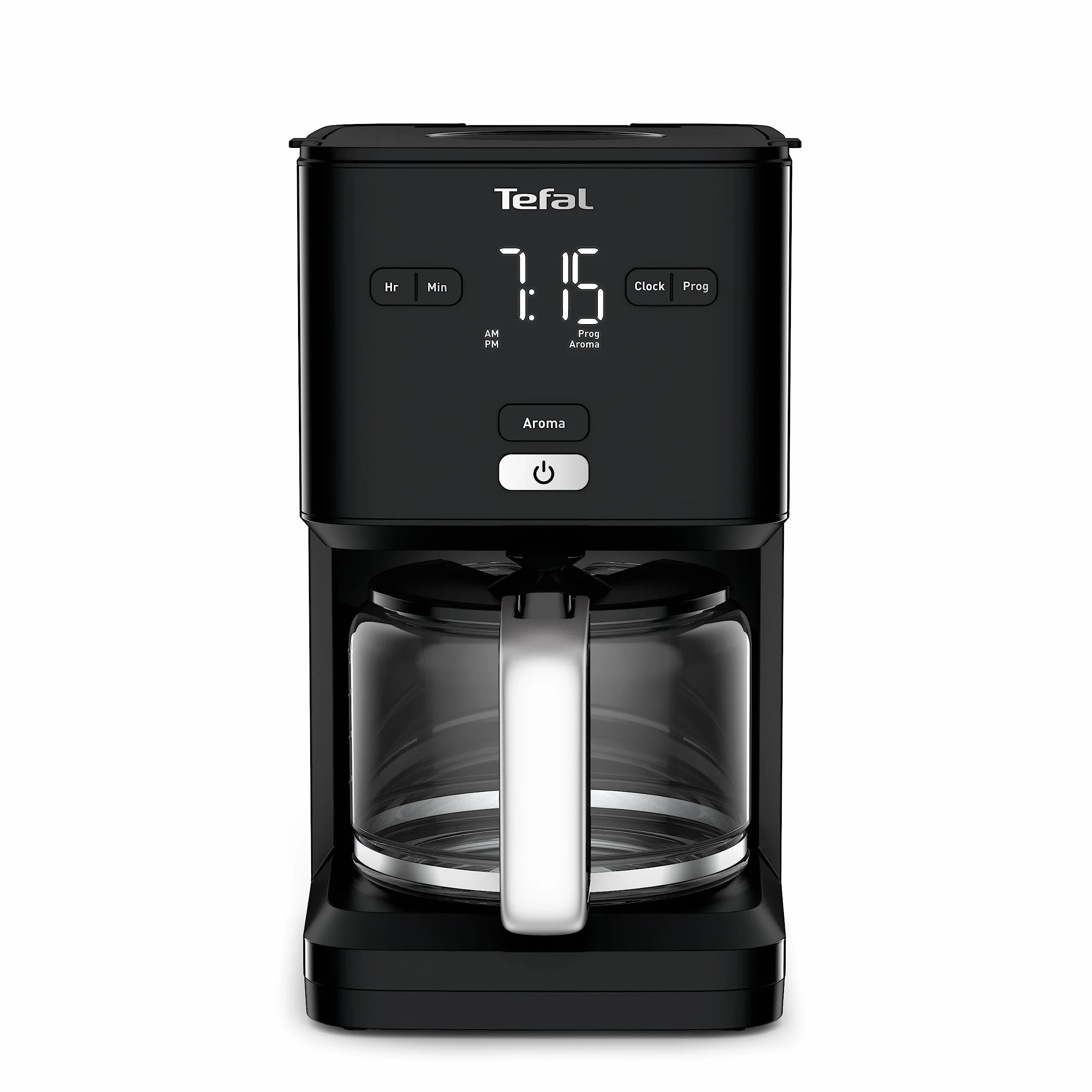 Tefal Smart'n Light ekspres do kawy programowalny filtr 24h 1,25 l czarny