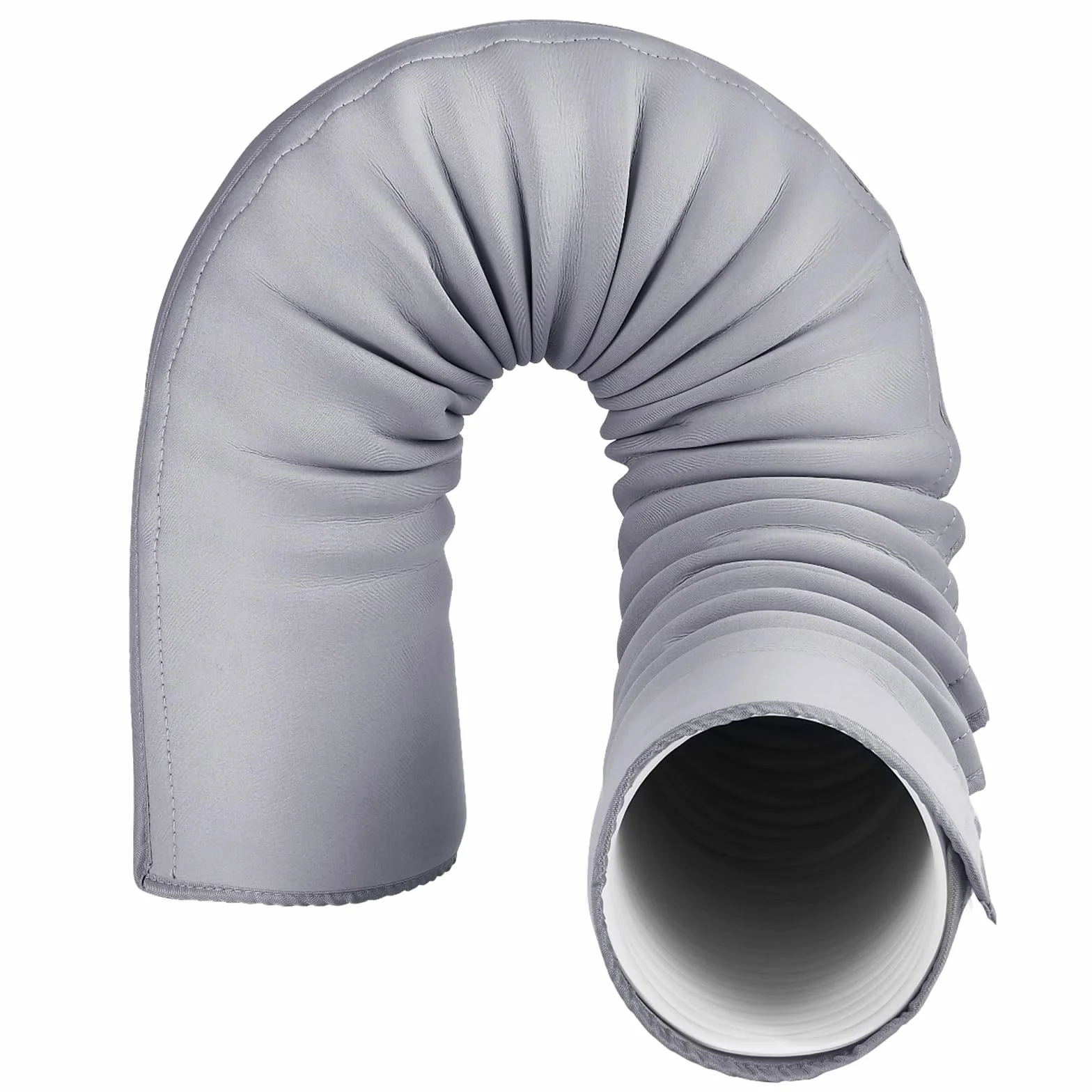 VEVOR Osłona węża klimatyzacji, osłona przewodu odpowietrzającego AC, izolacyjna 12,7 cm 15 cm, 2 regulowane paski z klamrą szara