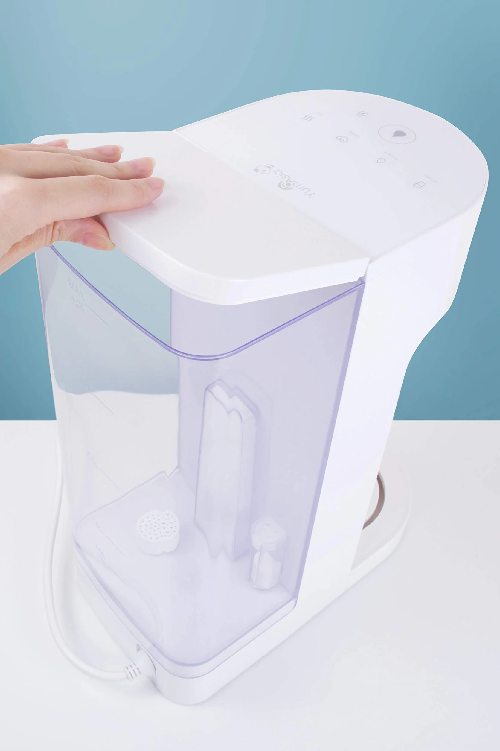 Yum Asia Oyu z białym ekranem dotykowym LED Cyfrowy dozownik gorącej wody 4L Ecoboil InstaHEAT 220-240V