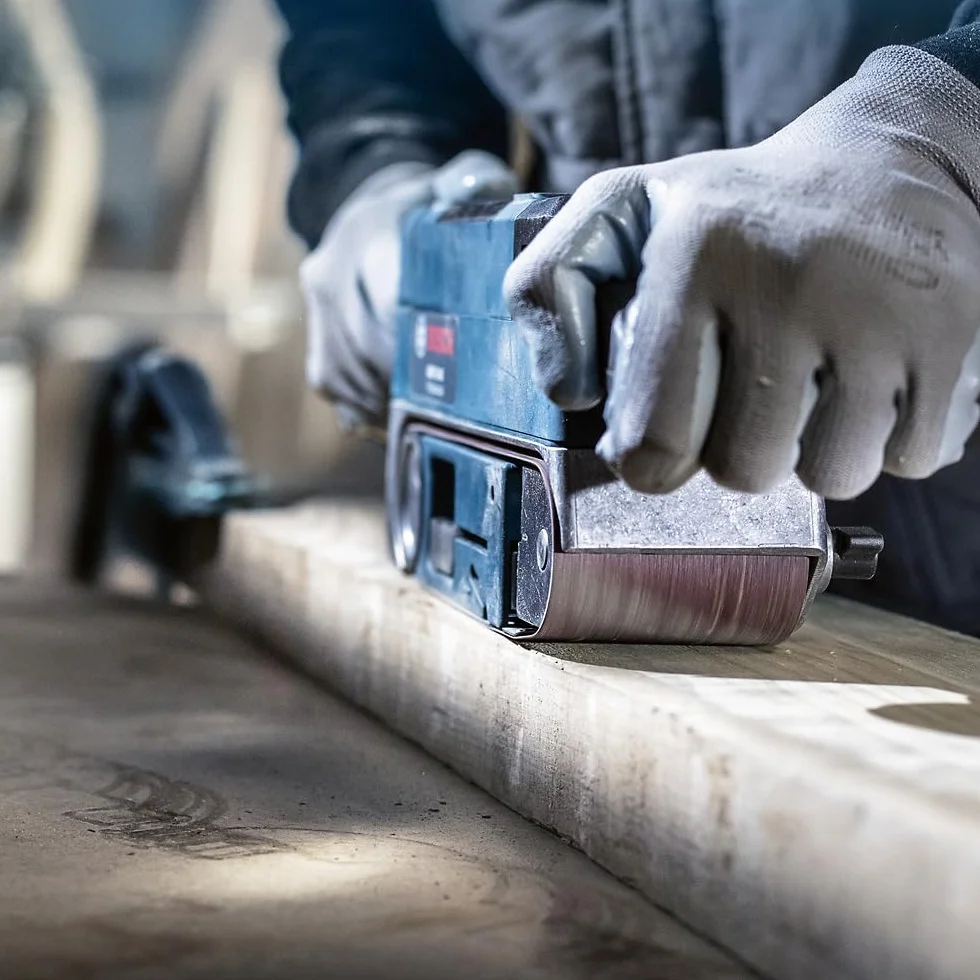 Bosch 3x Pas ścierny PRO Paint on Wood and Hardwood X440 do szlifierek (do Farba na drewnie, Twarde drewno, 75 x 457 mm, Ziarnistość 80, Professional Akcesoria szlifierka taśmowa)