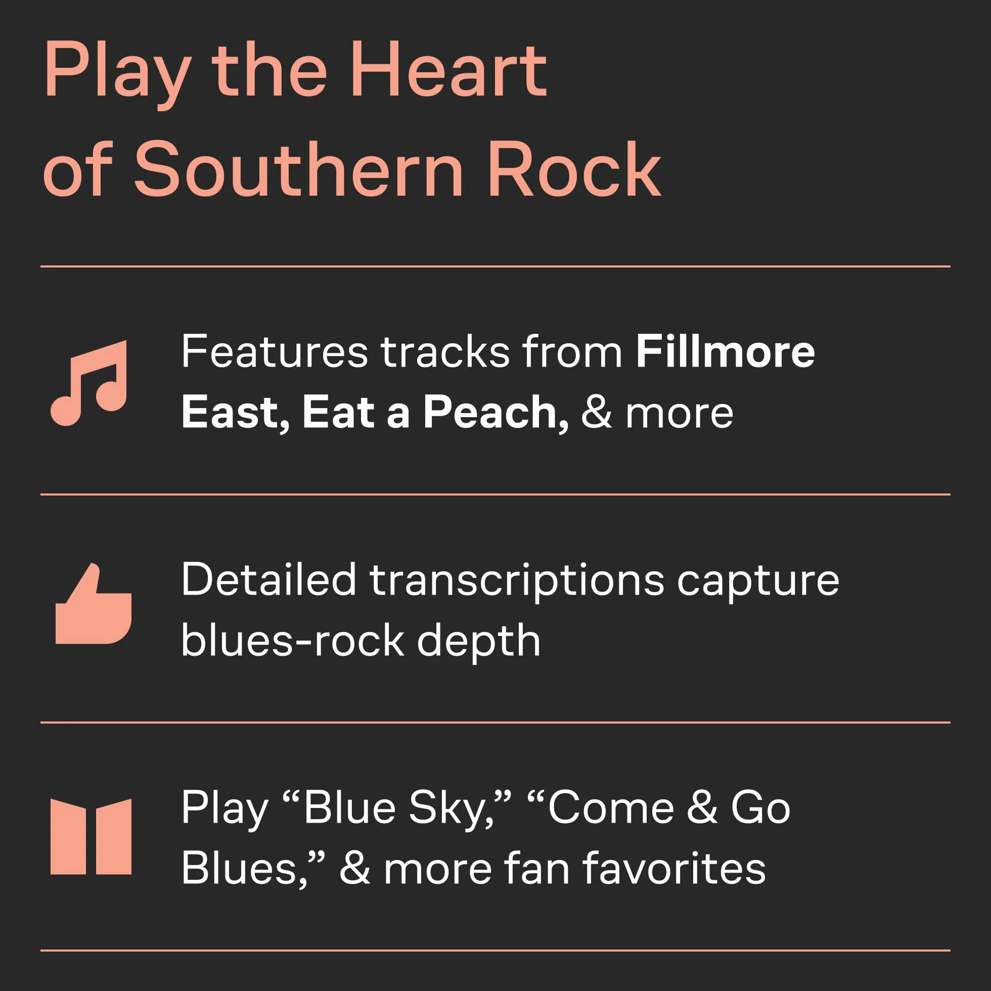 The allman brothers band vol. i guitare: 1