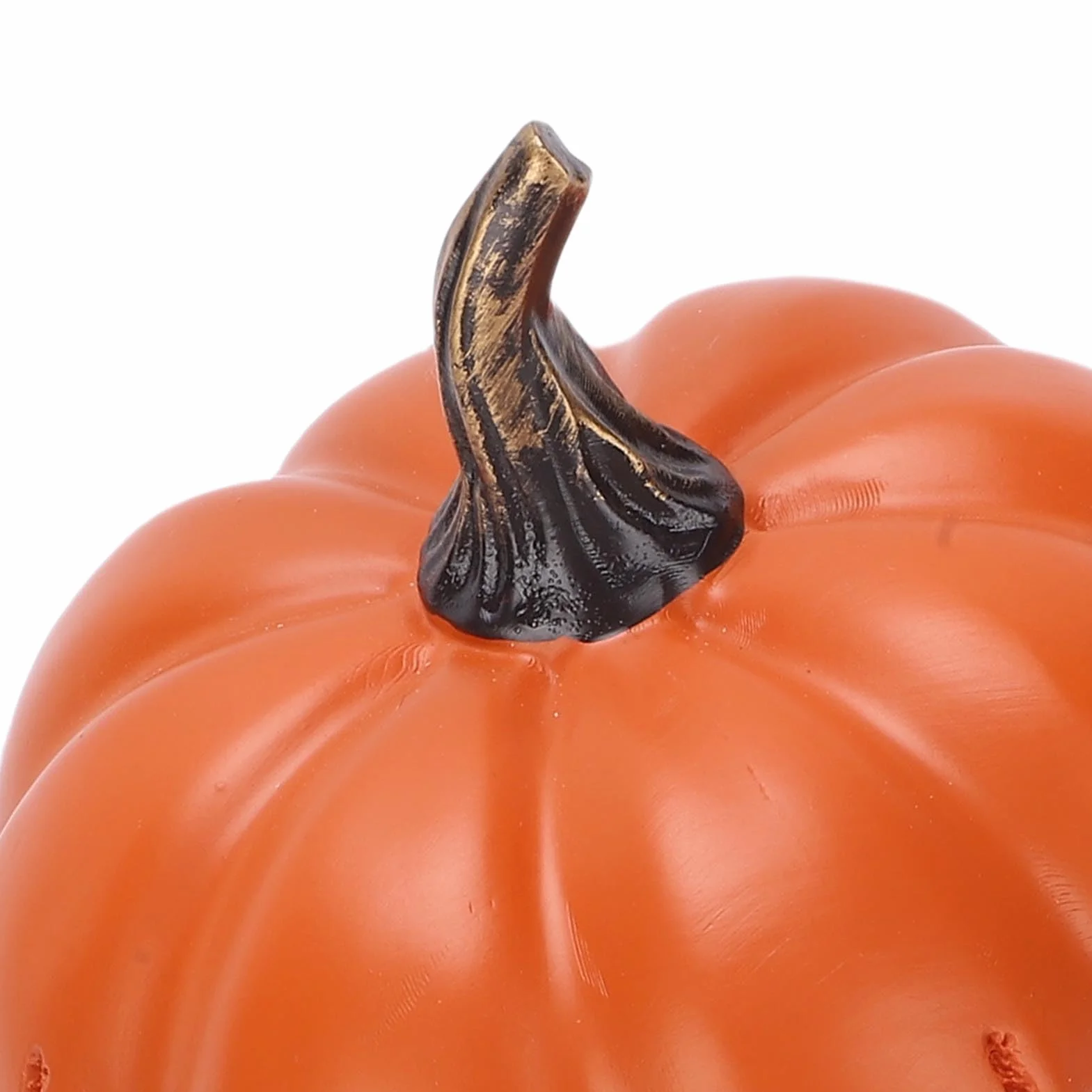 Luqeeg świecąca Dynia Zasilana Bateriami Wodoodporna Lśniąca Ozdoba w Kształcie Dyni Lampki Na Halloween Dekoracja do Domu do Wnętrz do Użytku na Zewnątrz Jesień Dekoracja (S)