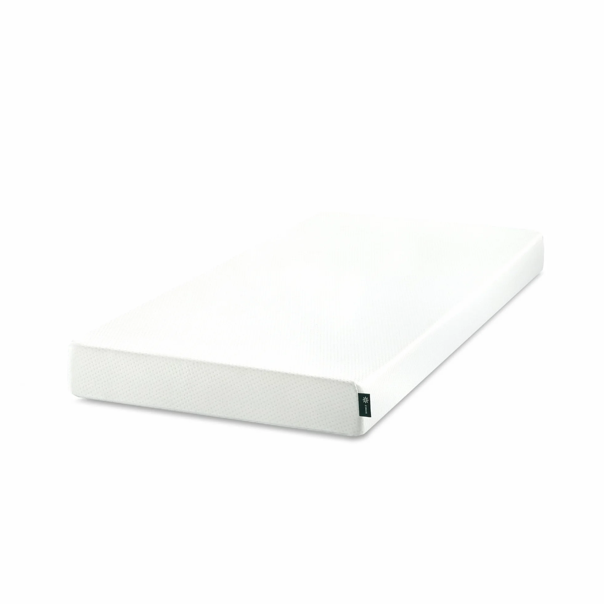 Zinus Materac piankowy, Memory Foam, biały, pojedynczy