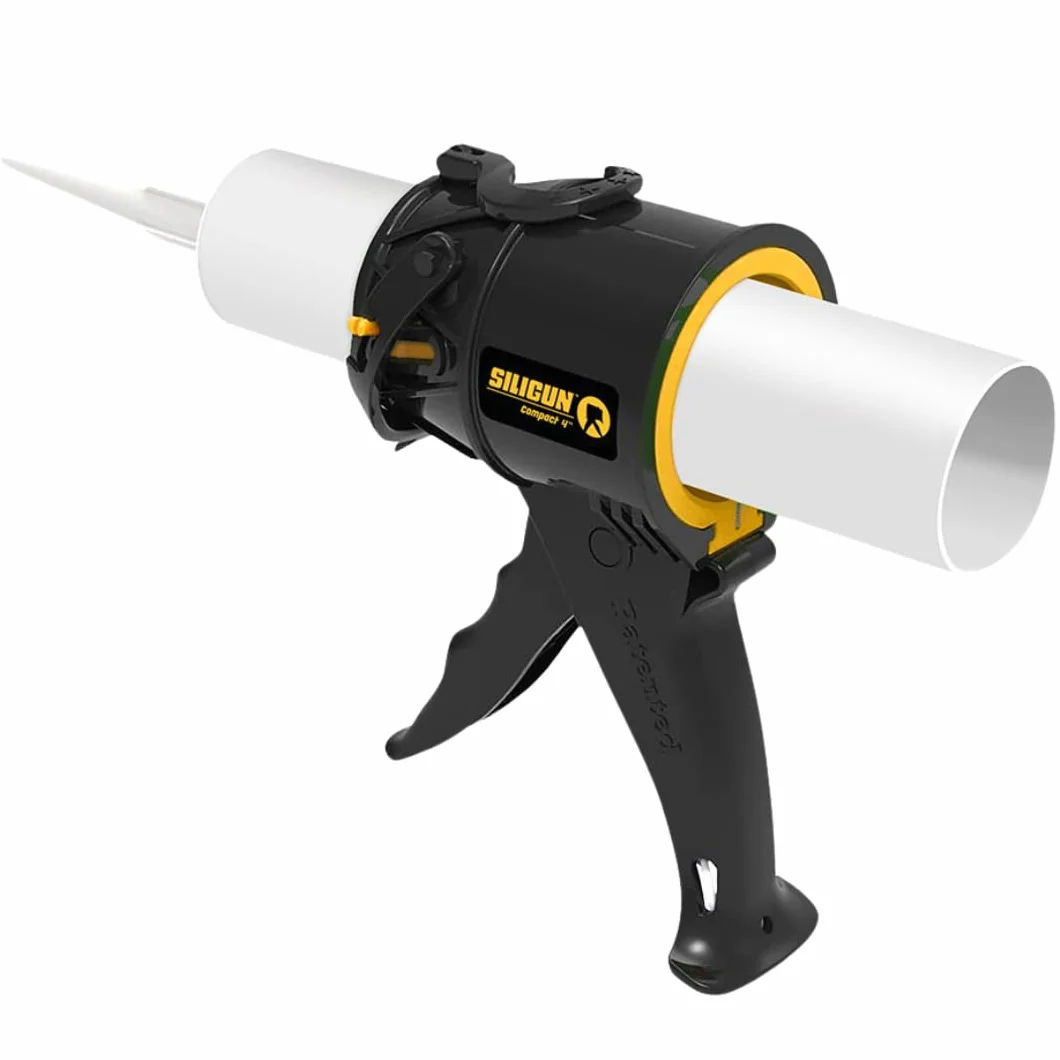 Pistolet SILIGUN Clipper - niekapiący pistolet uszczelniający - opatentowana nowa i innowacyjna konstrukcja - lekka rama z ABS - do najmniejszych i największych stanowisk pracy (1)