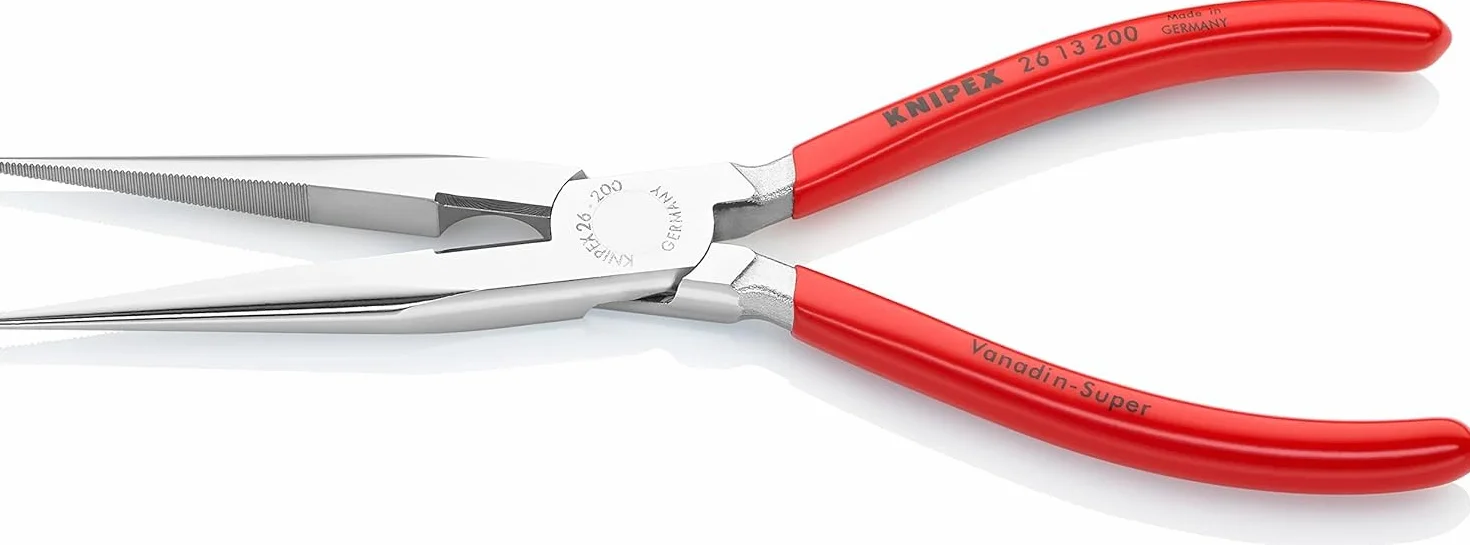 KNIPEX Szczypce tnące półokrągłe (wydłużone typu bociani dziób”) chromowany z tworzywa sztucznego, powlekane 200 mm, 26 13 200