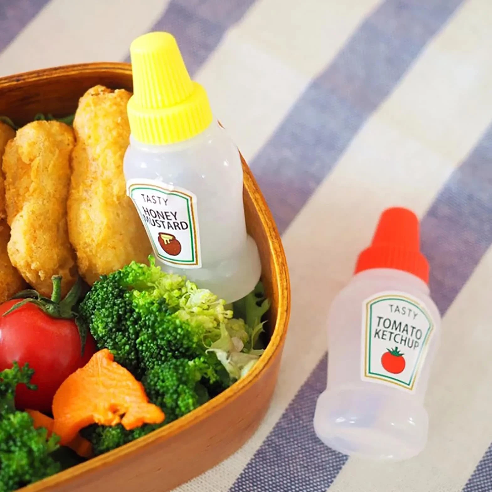 Butelki zaciskowe ketchup 25 ml 2 sztuki przenośny pojemnik na sos