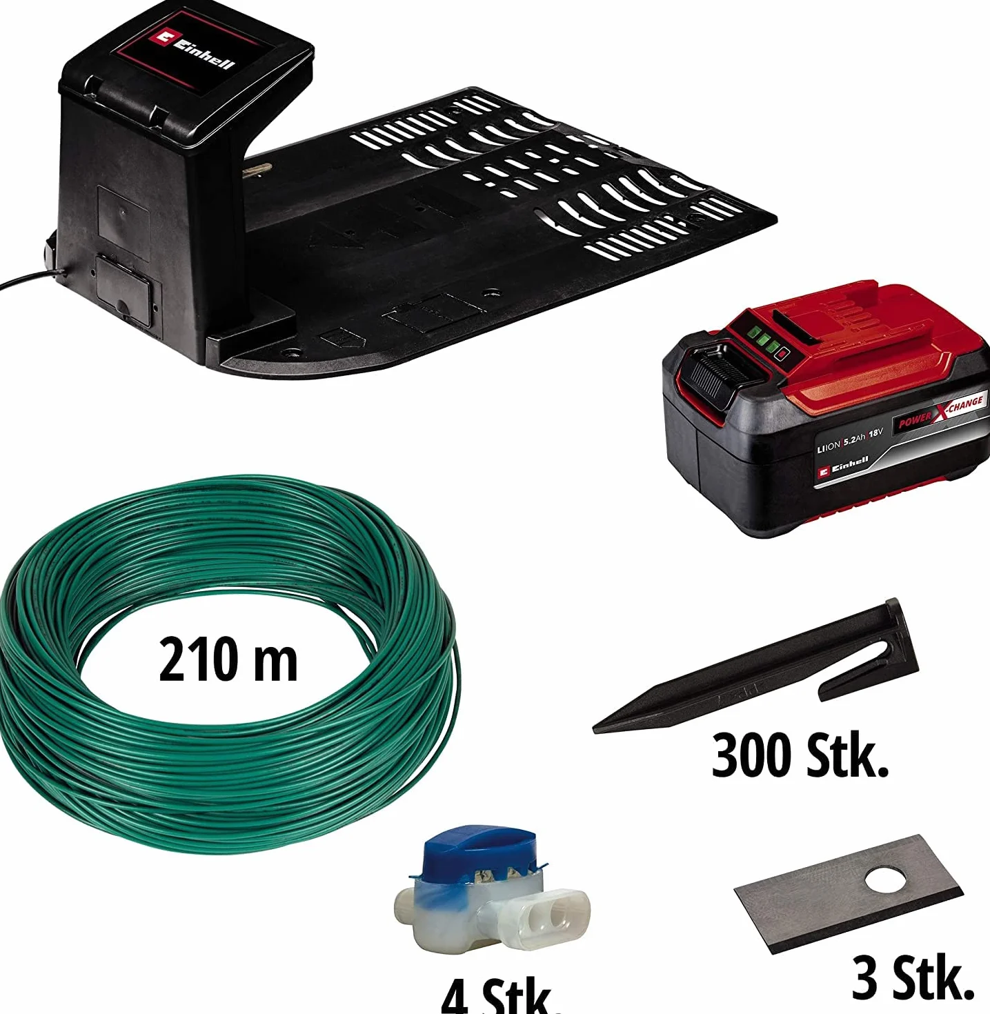 Einhell Freelexo 1200 Lcd Bt Robot Koszący, Czerwony/Czarny, do 1200 m²
