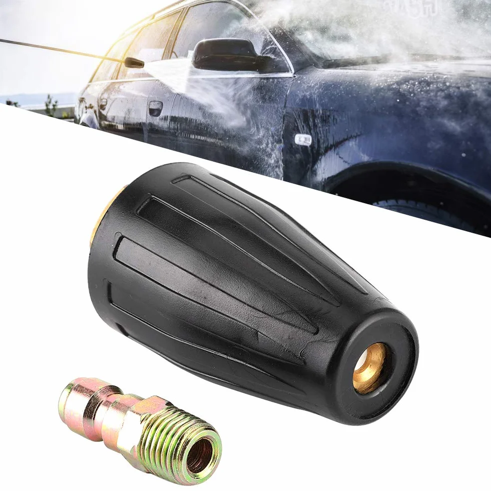 Samochodowa myjka wysokociśnieniowa turbo dysza 3600 psi, obrotowa końcówka natryskowa Quick Connect narzędzie do czyszczenia samochodu (4,0 GPM),narzędzia do czyszczenia