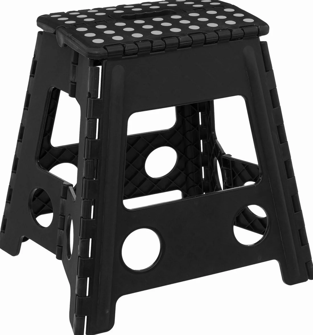 Zestaw 3 składanych drabin do schodów żółtych, zielonych, czarnych - 39cm