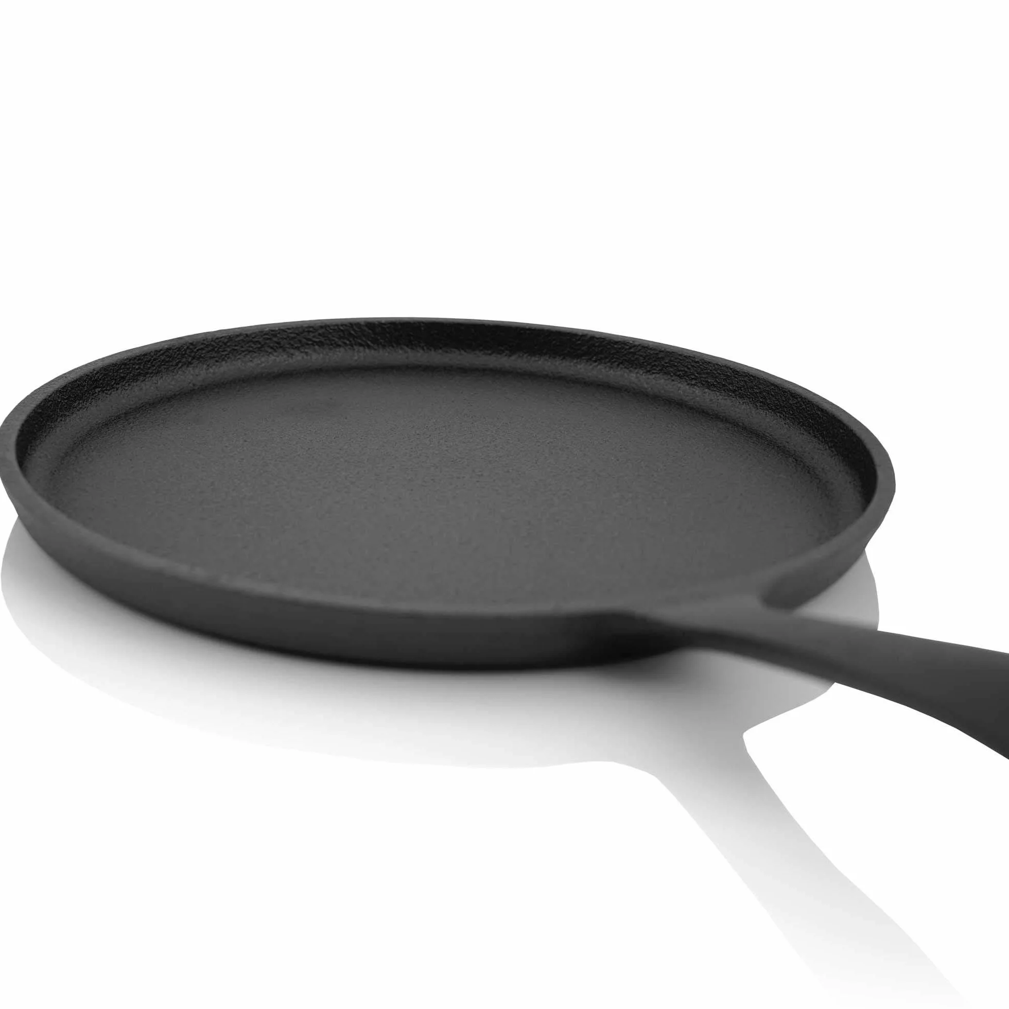 BBQ-Toro Patelnia do naleśników z żeliwa, Ø 19 cm, okrągła, patelnia do naleśników, patelnia do palatjambonu, patelnia do jajek, tortilla