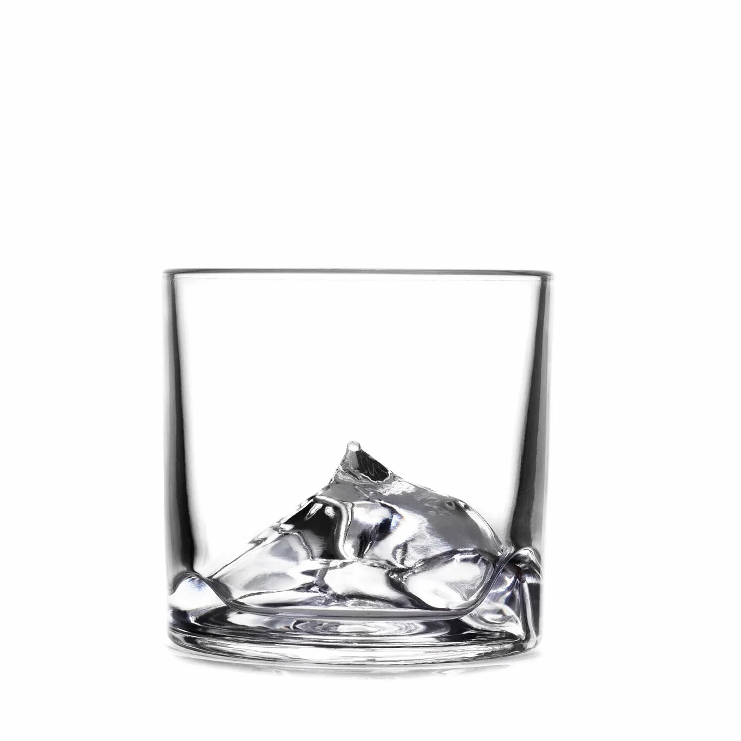 LIITON Zestaw szklanek do whisky Everest 4-częściowe z kryształowego szkła tumbler