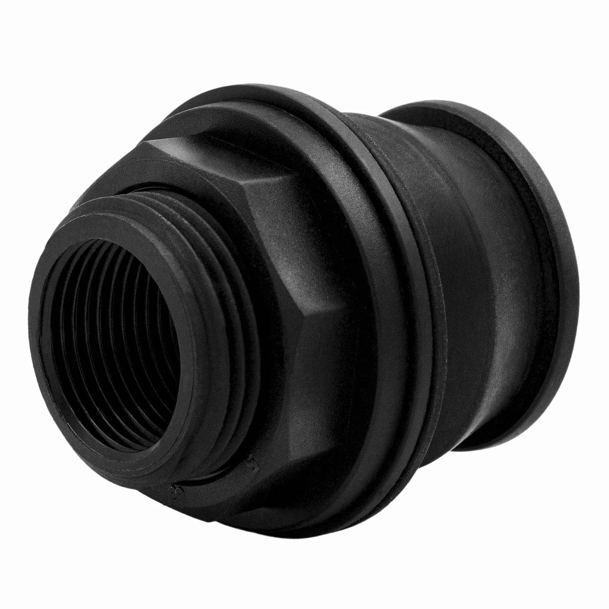 VARIOSAN PUSH-IN przepust zbiornika 16331, 3/4" x 1/2", PP, czarny