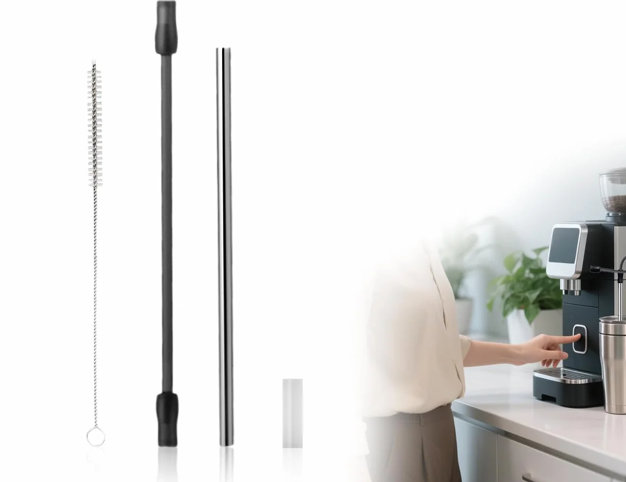 Zestaw 4 węży do mleka kompatybilny z Siemens EQ6 Bosch Veroaroma