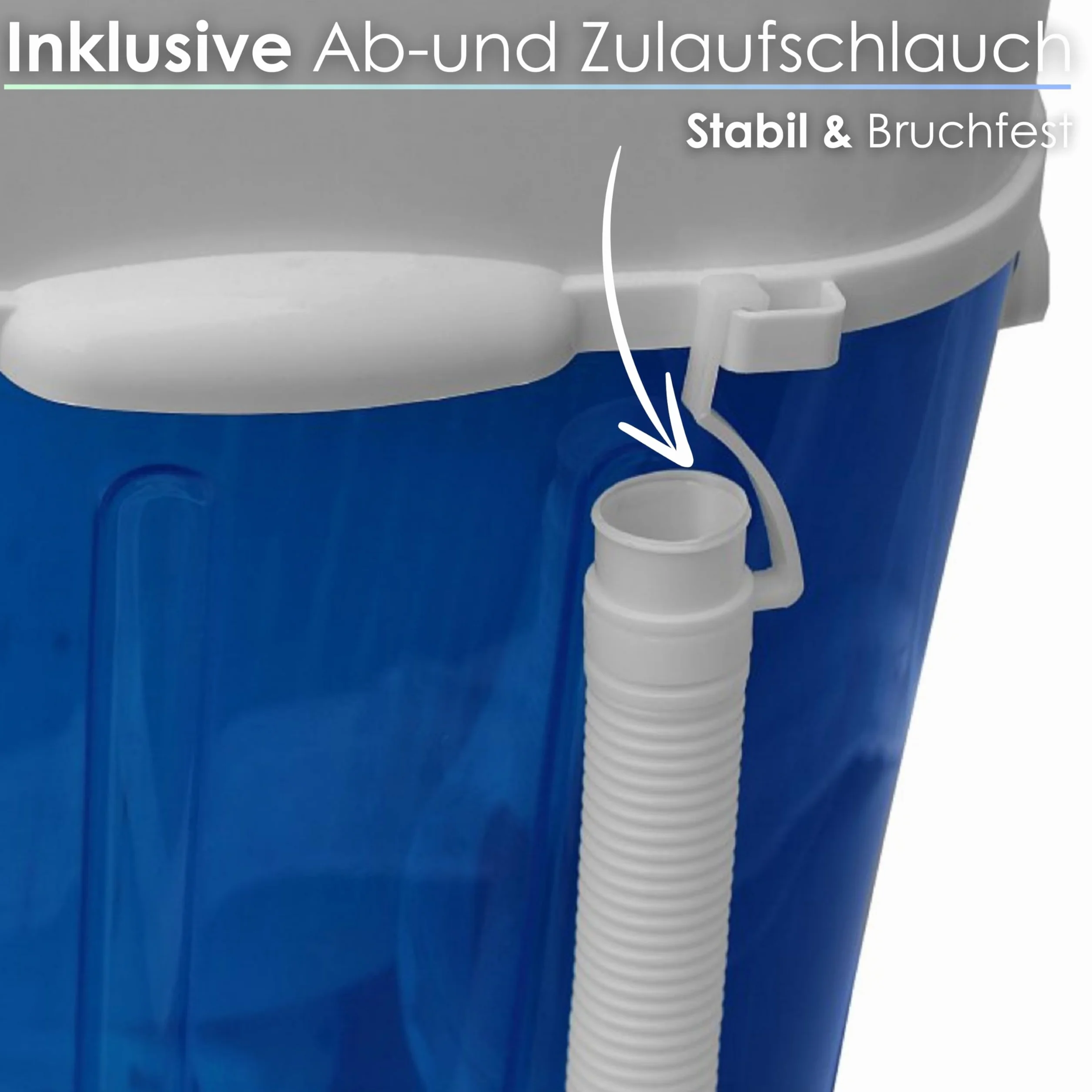 Steinborg Mini pralka z wirówką, do 3 kg, 2 komory, wirowanie do 1 kg, pralka podróżna na kemping, przenośna, ładowana od góry, mini pralka, bubble blue/white