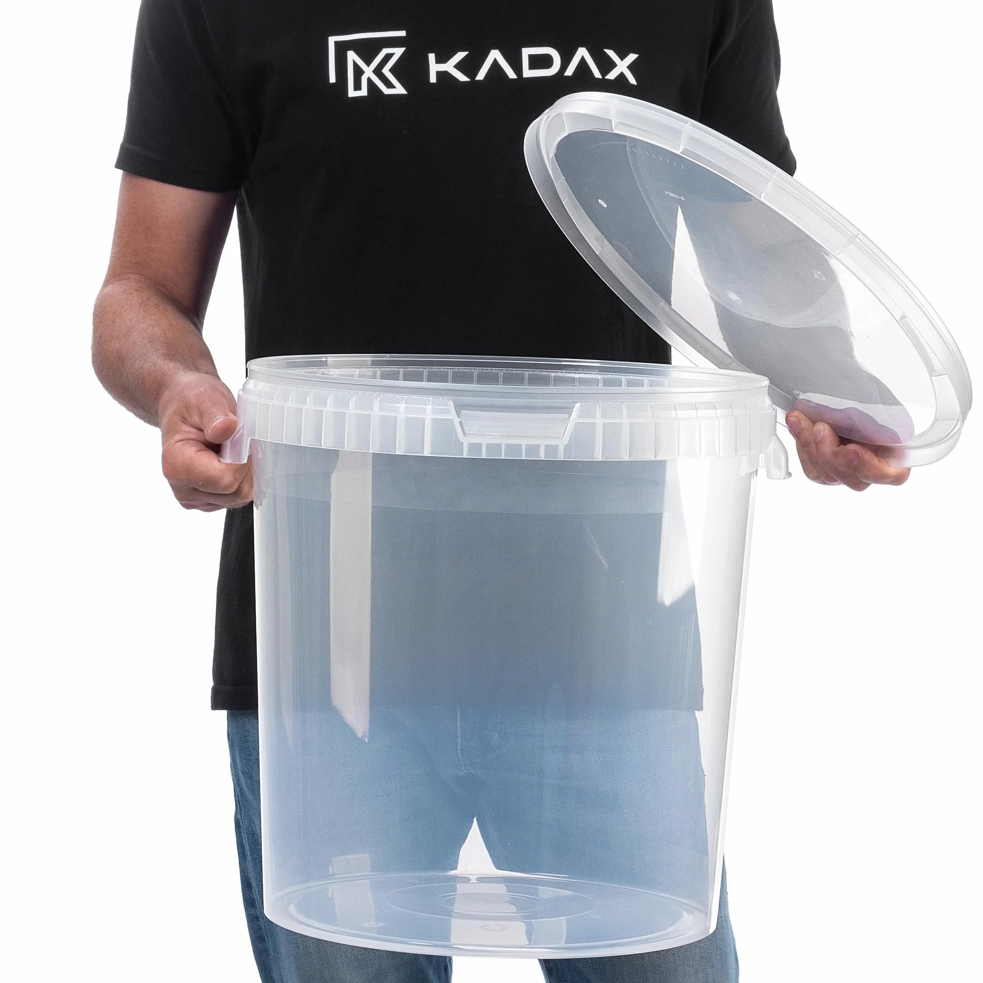 KADAX Gäreimer zestaw 33 l z kurkiem odpływowym, rurkami fermentacyjnymi i gumowymi korkami, pojemnik fermentacyjny z tworzywa sztucznego z kurkiem spustowym, korkiem fermentacyjnym i korkiem do