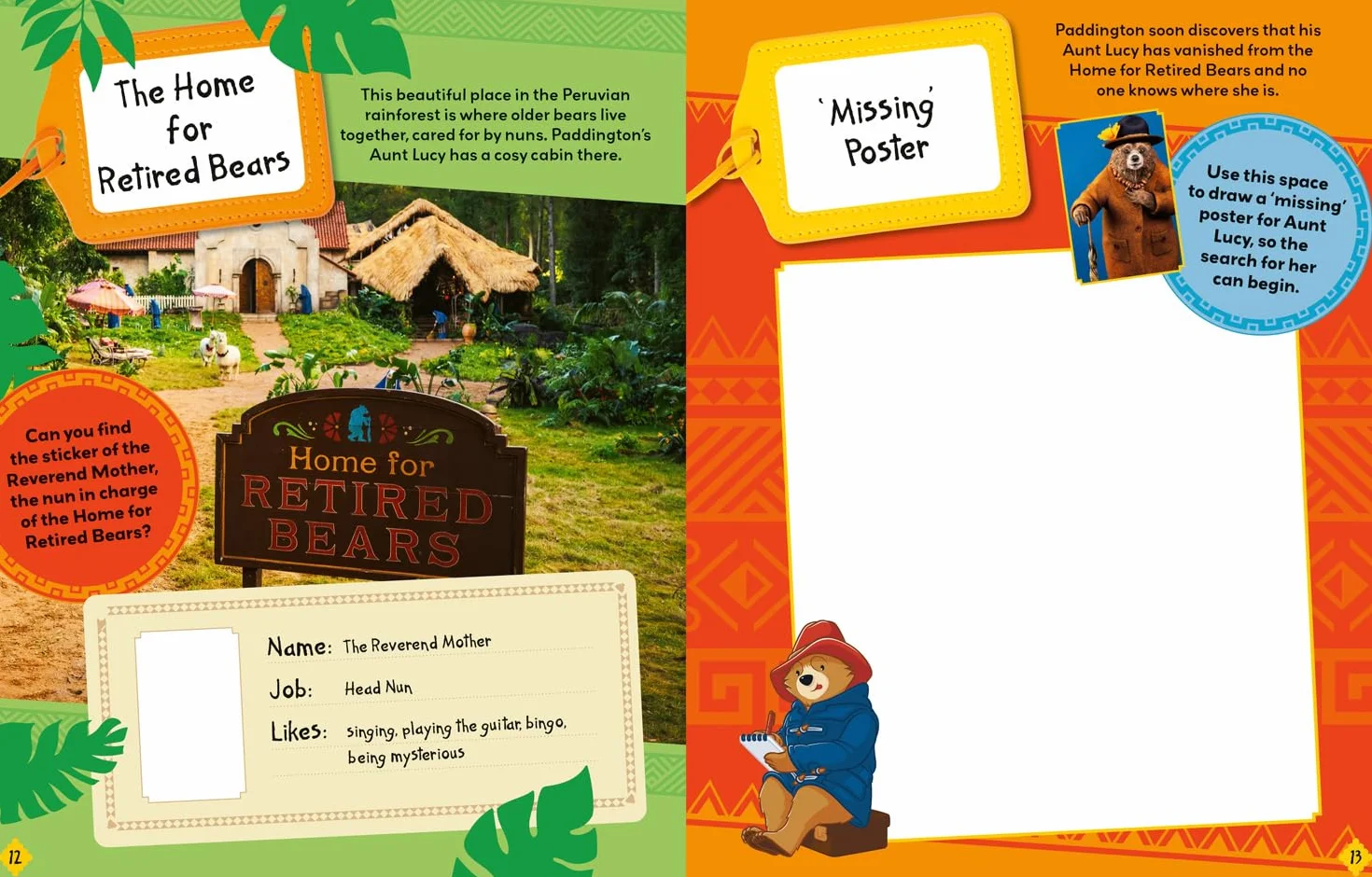 Paddington in Peru: Movie Sticker Activity Book: The official sticker activity book of the third Paddington movie!