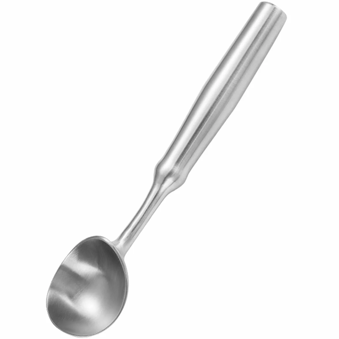 Porcjownik do lodów ze stali nierdzewnej, jednoczęściowa łyżka do lodów z wysokiej jakości stali nierdzewnej do porcjowania kulek lodowych, do gelato, ciasta na ciastka, sorbetu, migdałów, nadająca