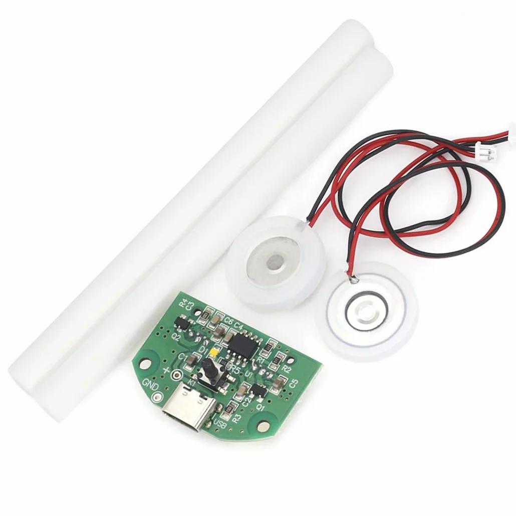 Hailege DIY Kit USB-C Moisture Spray Mist Maker Atomizer Mini Oscylator z timerem