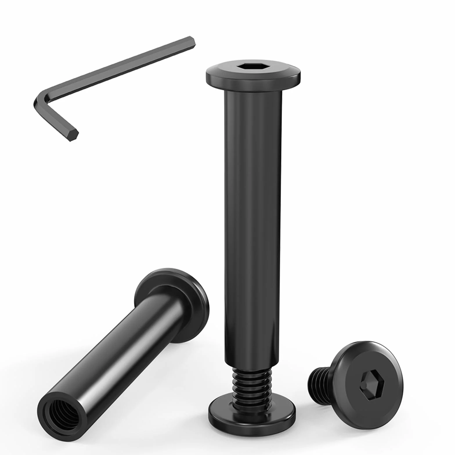 20 Sztuk Śrub Łączących M6 X 40 MM, Łączniki Meblowe, Śruby Do Szafek, Śruby Do Mebli, Stal Nierdzewna A2 V2A, Łącznik Do Szafek Z Kluczami Imbusowymi