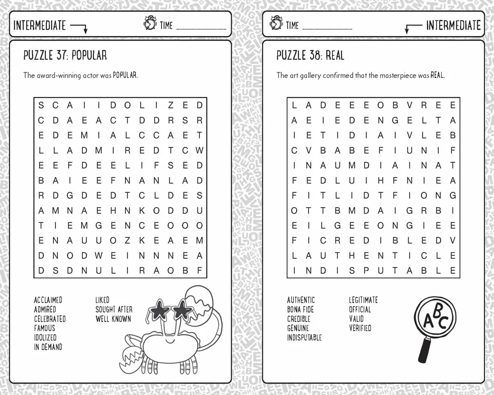 Vocabulary Wordsearches for Clever Kids®: More than 150 puzzles to boost your word power (21)