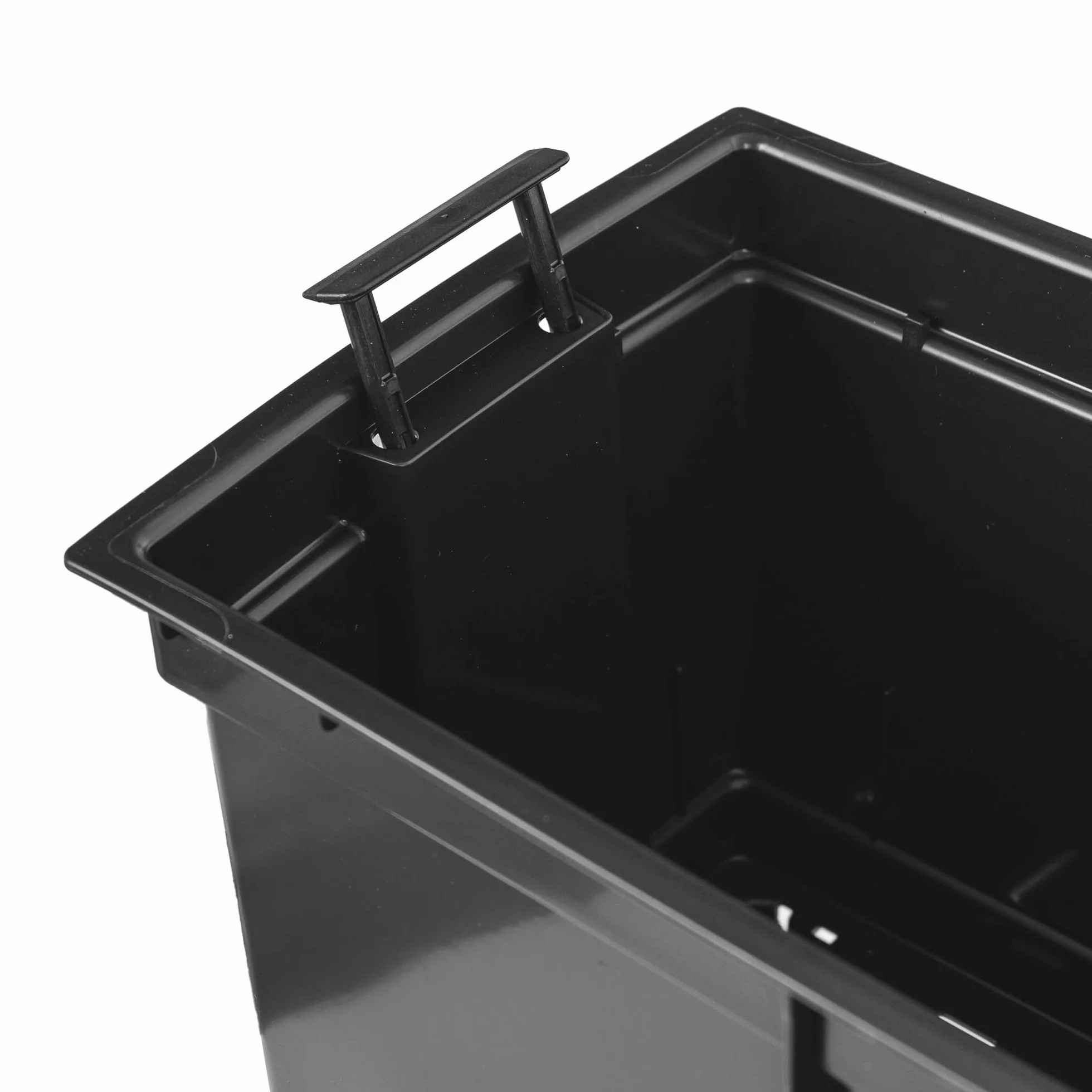 KADAX Wkładka 56 cm, do skrzynki na kwiaty, czarna wkładka na rośliny z tworzywa sztucznego, wkładka z tworzywa sztucznego, do skrzynki balkonowej i skrzynki na rośliny, wkład do doniczki wewnętrznej