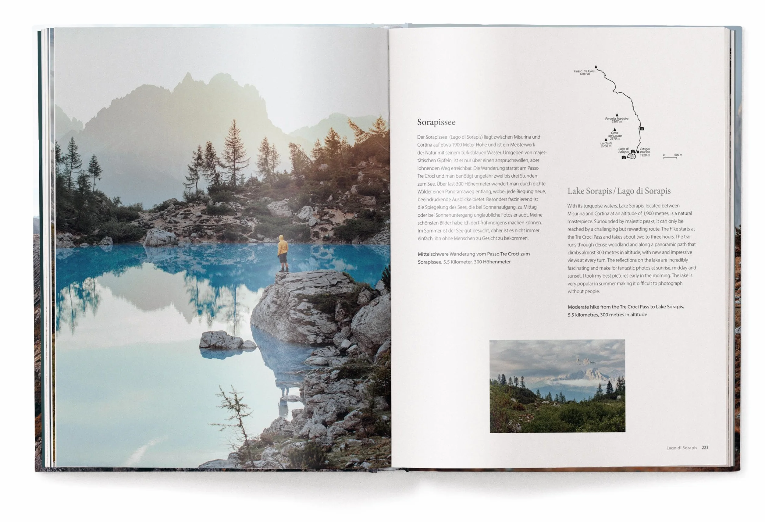 Escape Discovering the Dolomites. A Visual Journey and Adventures /anglais/allemand
