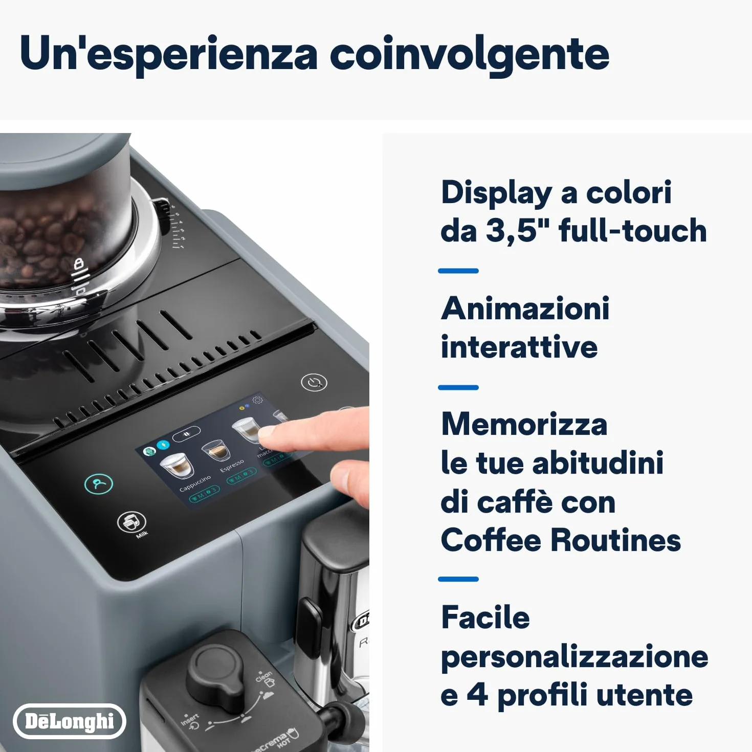 De'Longhi Rivelia EXAM440.55.G automatyczny ekspres do kawy