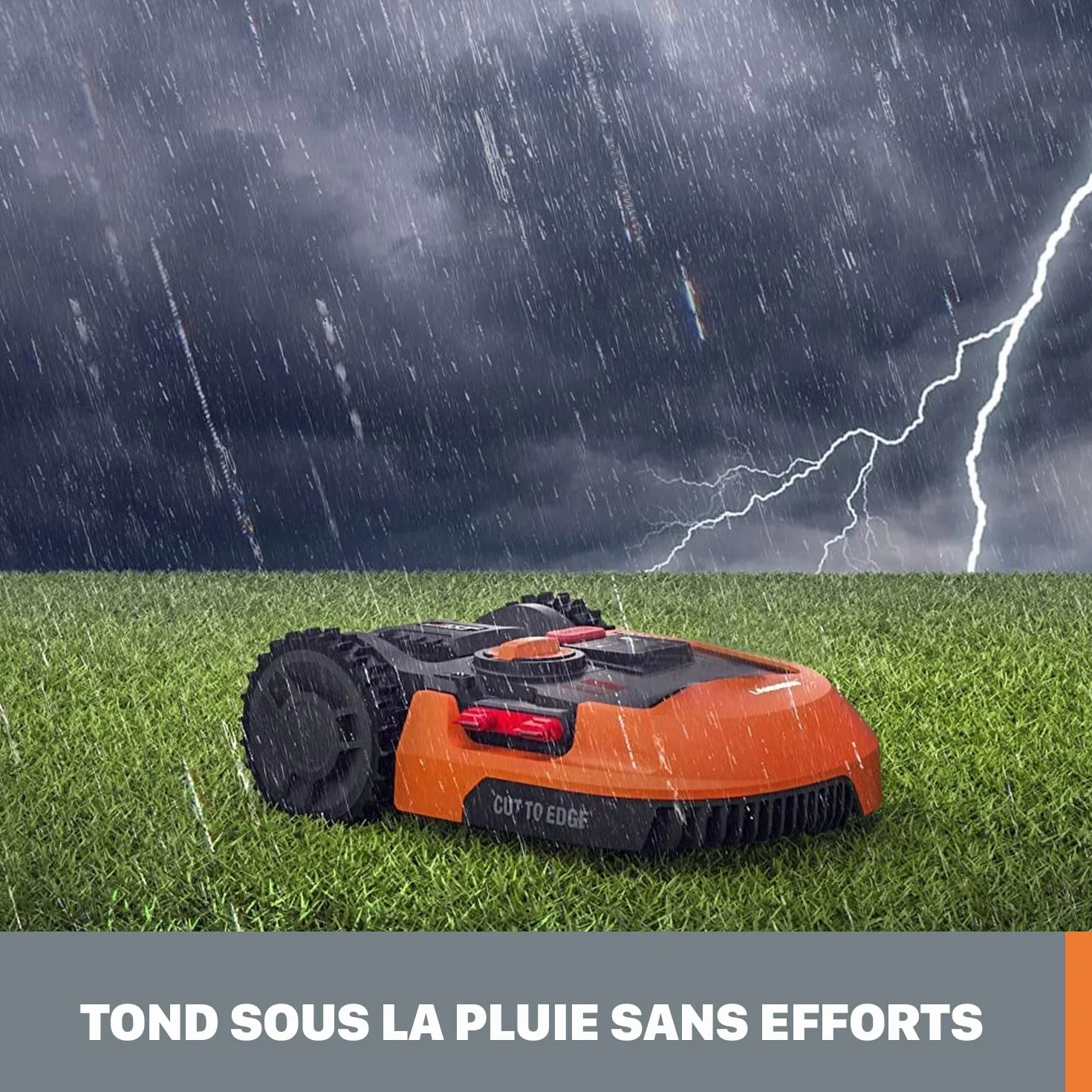 WORX Landroid S WR184E Robot Koszący do Ogrodów o Nachyleniu do 400 M2-35%, z Połączeniem Wi-Fi i Pływającym Pokładem Koszącym, Sterowanie za Pomocą Aplikacji, Programowanie Wielostrefowe
