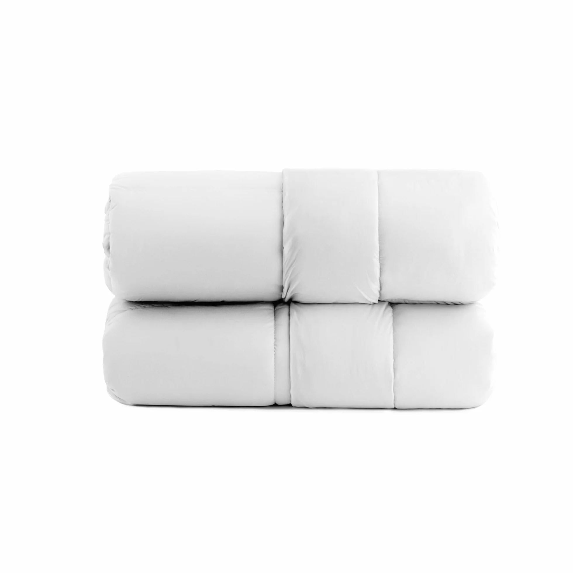 Prestige Italian Bed lniany biały zimowy pikowany, 100% mikrofibra, pojedynczy, 150 x 200 cm