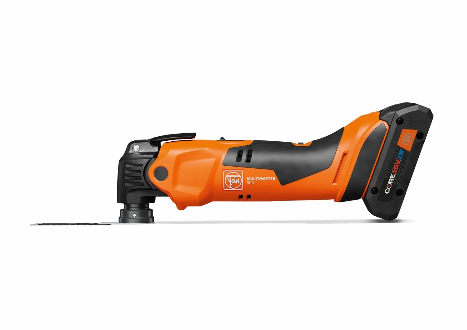 FEIN Multimaster AMM 500 Plus 2,0 Ah NYLON BAG EDITION, zestaw 18 akcesoriów. Kompatybilny z akumulatorami AMPShare lub Bosch Professional 18 V, z akumulatorem 18 V/2 Ah i ładowarką do szybkiego