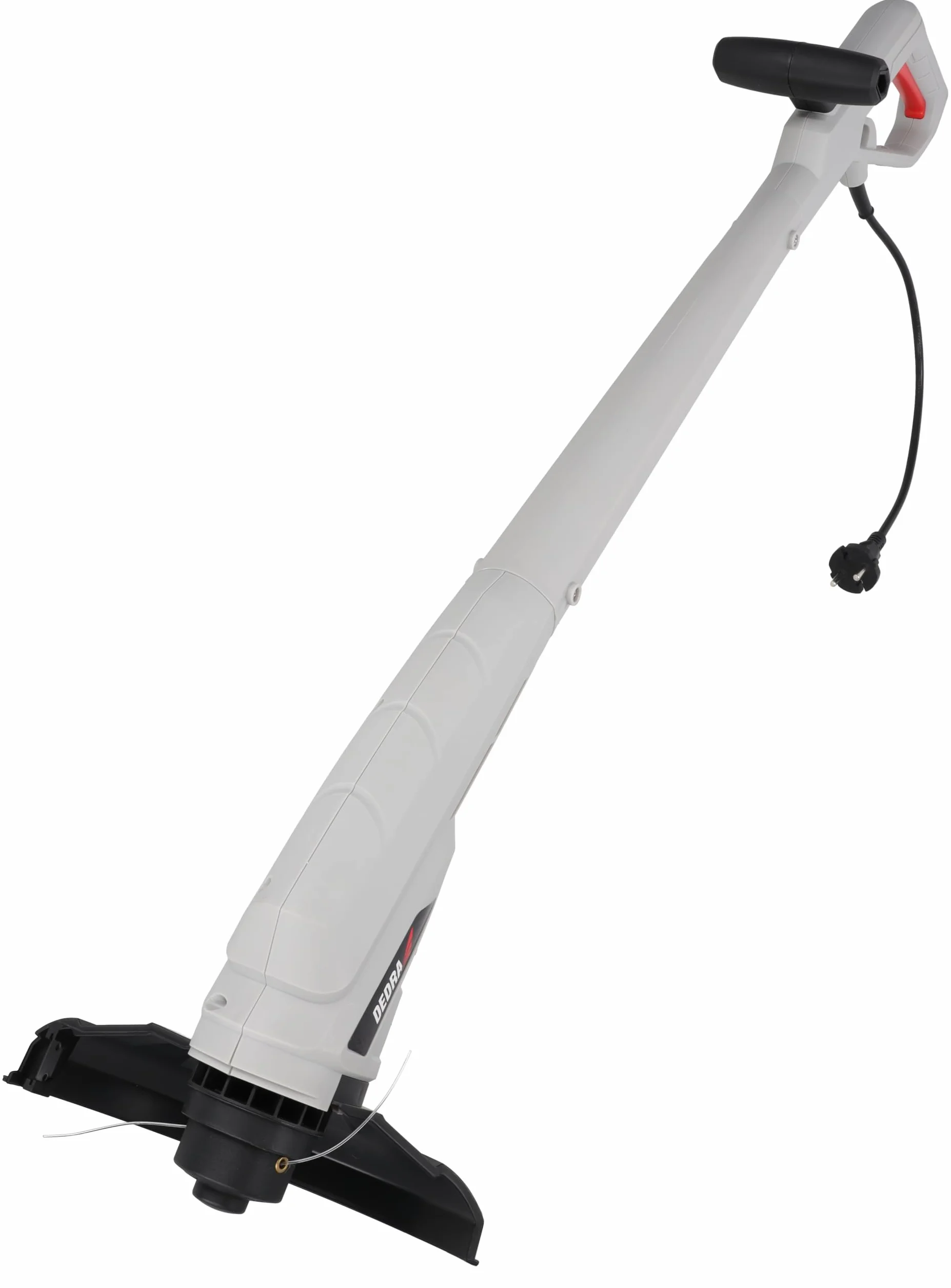 Dedra DED8696 – podkaszarka elektryczna 350 W, szerokość koszenia 22 cm, automatyczne podawanie żyłki, waga 1,3 kg, system TAP&GO