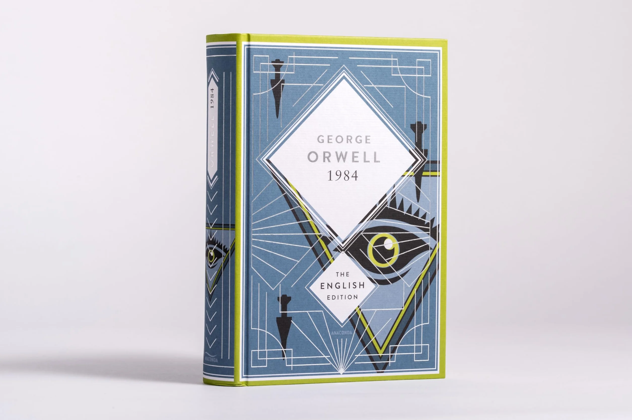 Orwell - 1984 / Nineteen Eighty-Four. English Edition: A special edition hardcover embossed with silver foil: 3