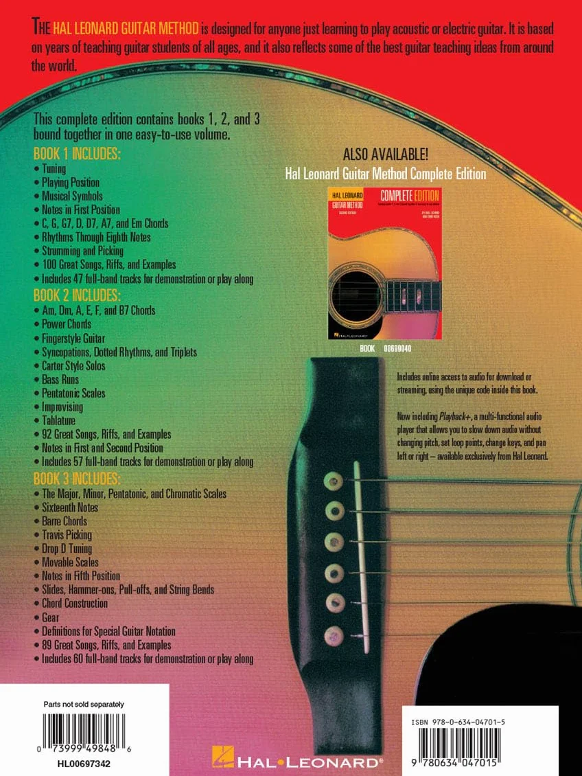 Greg koch : hal leonard guitar method complete edition - recueil + enregistrement(s) en ligne: Books 1, 2 and 3 Together in One Easy-To-Use Volume!