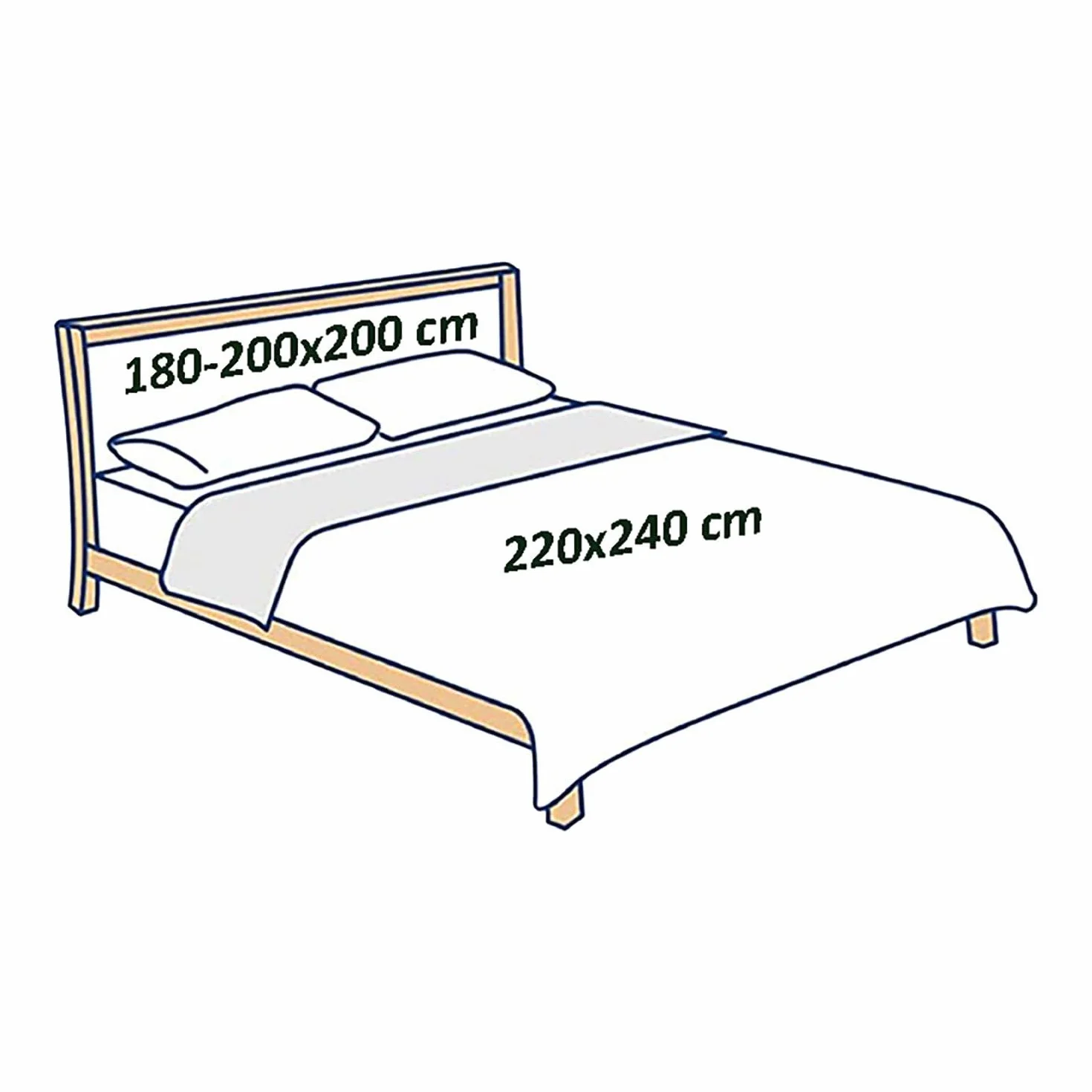 Delindo Lifestyle Belford narzuta na łóżko podwójne, jednokolorowa, pikowana narzuta na łóżko podwójne, 220 x 240 cm