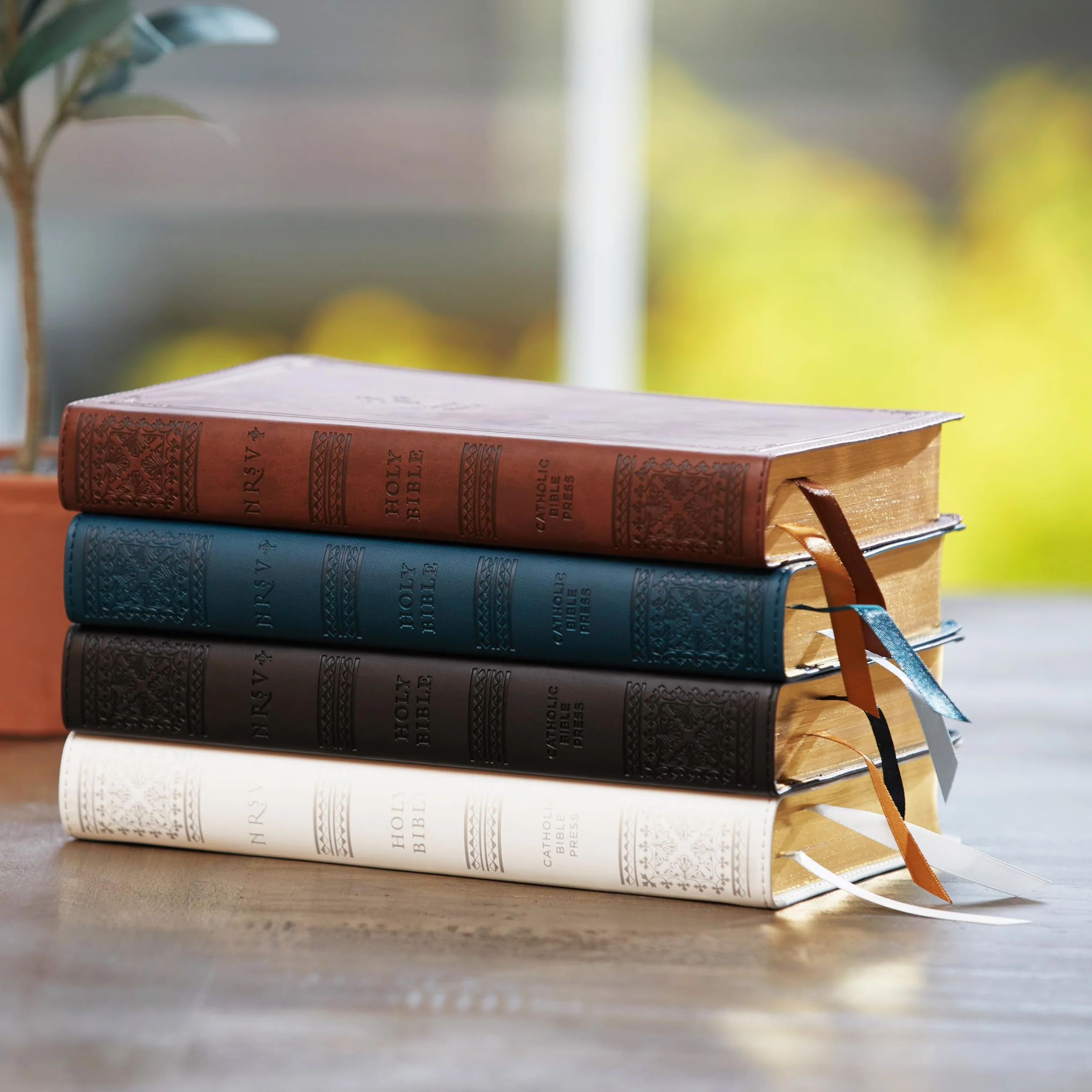 Nrsv, Catholic Bible, Gift Edition, Leathersoft, Teal, Comfort Print: Holy Bible