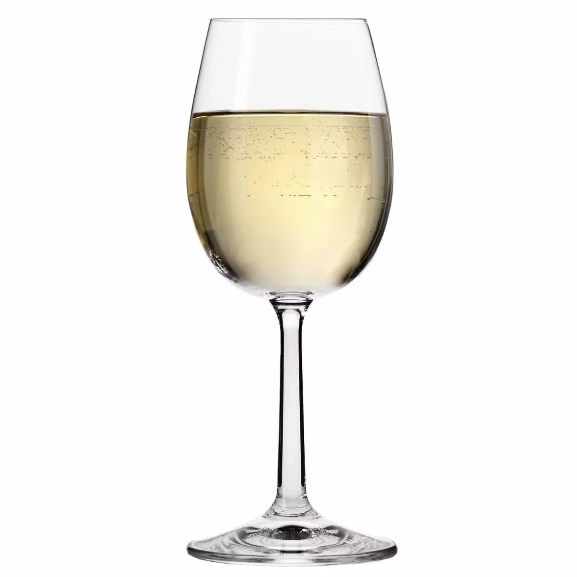 KROSNO Pure Kieliszki do Wina Białego 280 ml Zestaw 6 sztuk Szkło Kryształowe Bezołowiowe