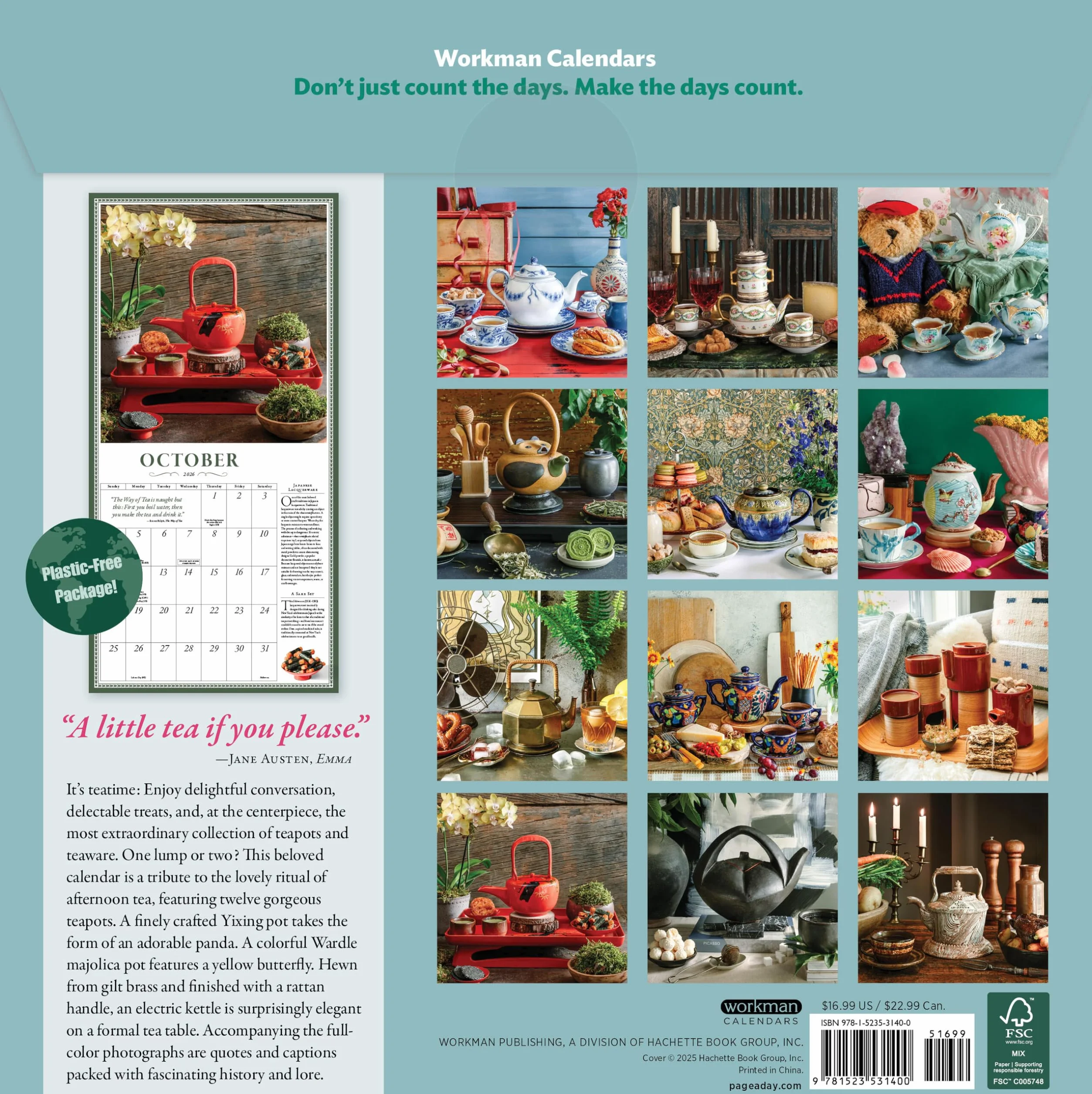 The Collectible Teapot Wall Calendar 2026: A Tea Obsessive's Dream Come True