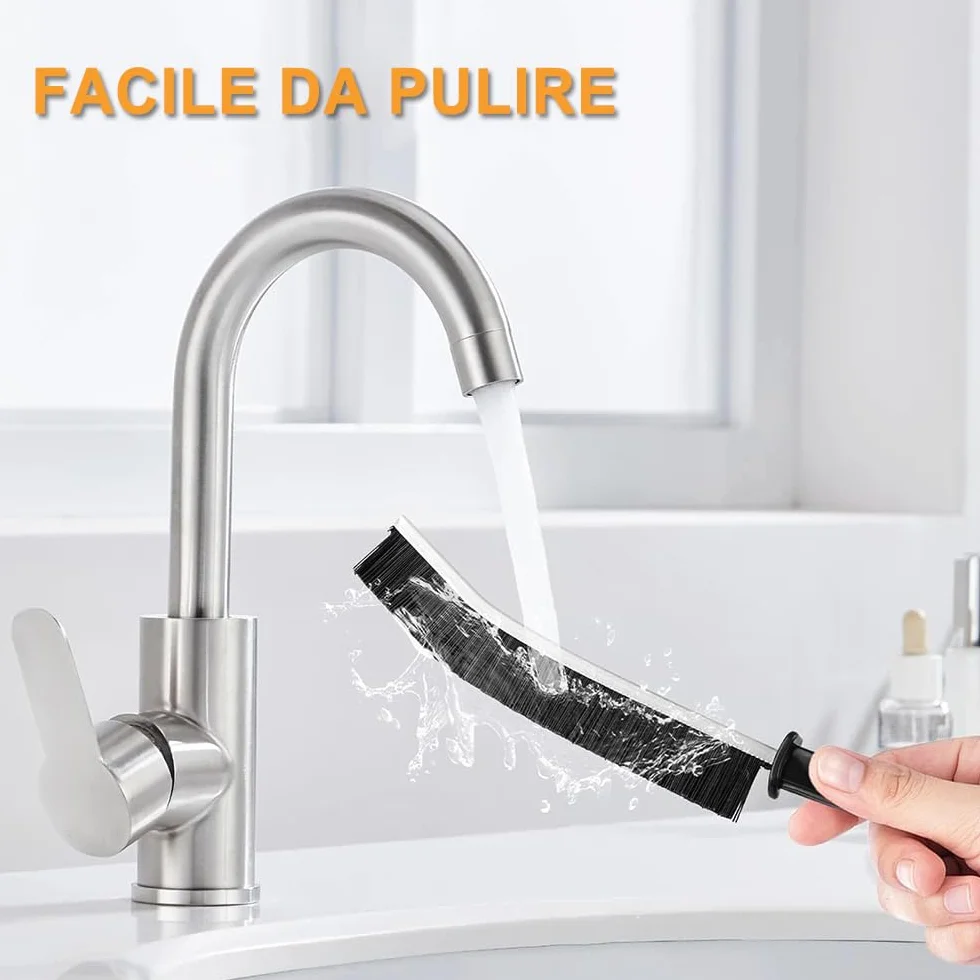 6 szt. Szczotka do czyszczenia szczelin, szczotka Crevice z uchwytem Design, odpowiednia do czyszczenia łazienek, kuchni, prysznica i podłóg z płytek