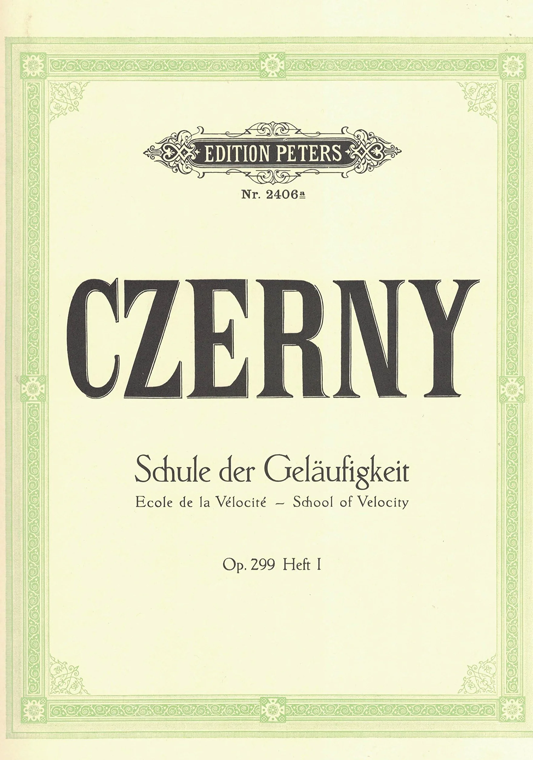 Schule gelaufigkeit op.299 piano: für Klavier / Shcool of Velocity für Klavier for Piano