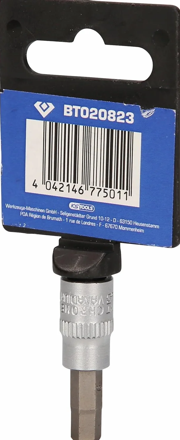 BRILLIANT TOOLS BT020823 1/4" Nasadka z bitami, imbusowa, 6 mm [Powered by KS TOOLS]