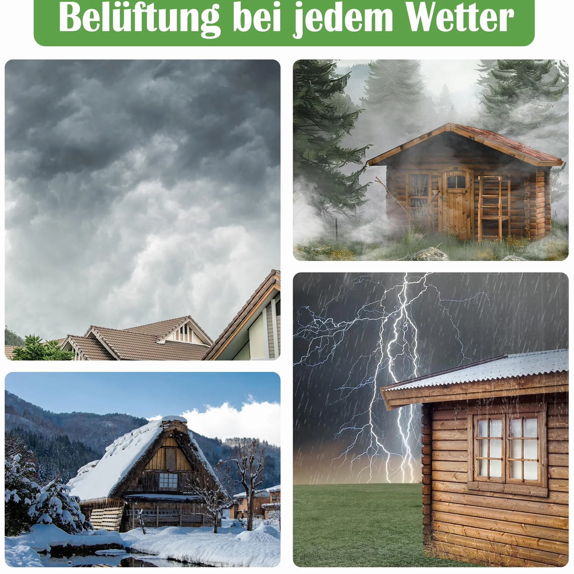 Wentylator solarny z baterią, wentylator zasilany energią słoneczną 200 mm z panelem słonecznym 12 V i kablem 4,5 m, wentylator wyciągowy do szklarni, szopy, poddasza
